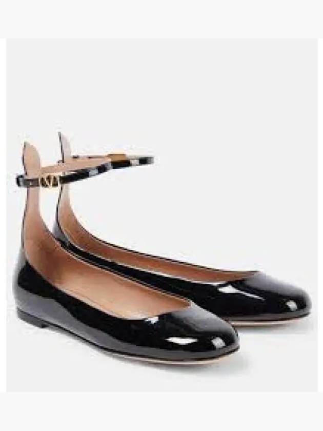 24 4W0S0HF0 VNE 0NO 4W2S0HF0 Patent Ballerina Flat Shoes 1231710 - VALENTINO - BALAAN 1