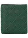 Intrecciato Slim Half Wallet Green - BOTTEGA VENETA - BALAAN 2