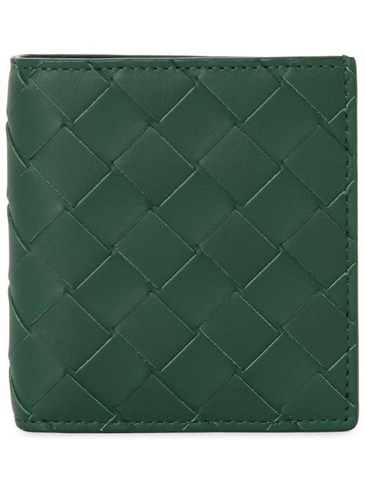 Intrecciato Slim Half Wallet Green - BOTTEGA VENETA - BALAAN 2