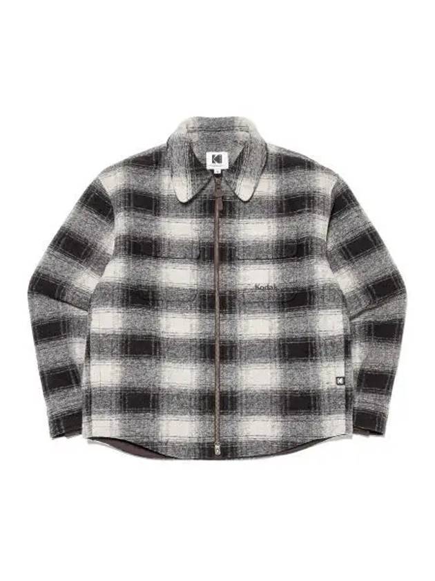 KODAK Trip Check Padded Shirt BROWN - KODO - BALAAN 1