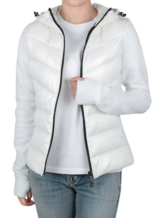 Grenoble Fleece Hooded Padding Snow White - MONCLER - BALAAN 4