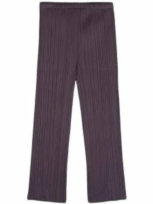 MC November Pleated Straight Pants Purple - ISSEY MIYAKE - BALAAN 2