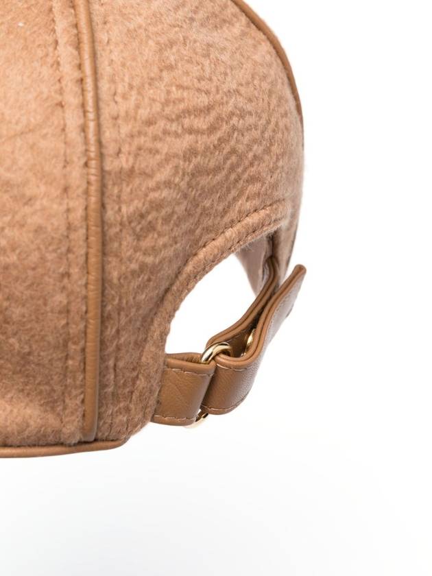 Nella Wool Ball Cap Camel - MAX MARA - BALAAN 3