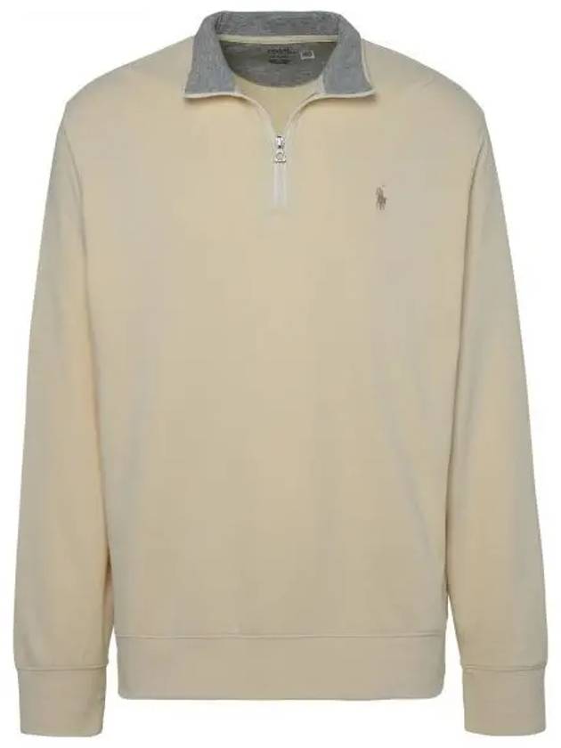 Pony Logo Half Zip-up Sweatshirt Cream - POLO RALPH LAUREN - BALAAN 2