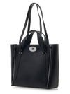 Micro Classic Grain Small Bayswater Zip Tote Bag Black - MULBERRY - BALAAN 3