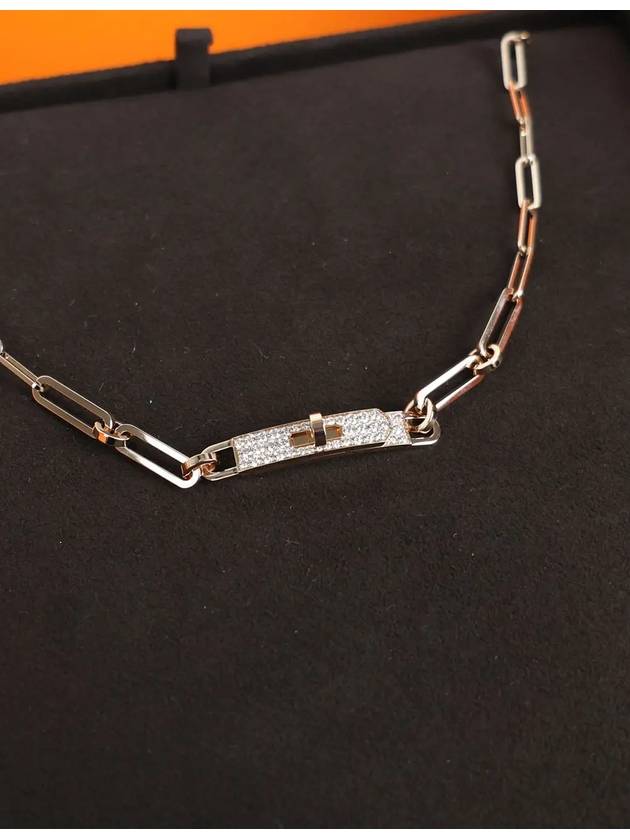 Kelly Chain Double Choker Bracelet Small H221207B - HERMES - BALAAN 4