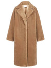 Maria MARIA fur teddy long coat sand 61122 9040 10500 - STAND STUDIO - BALAAN 2