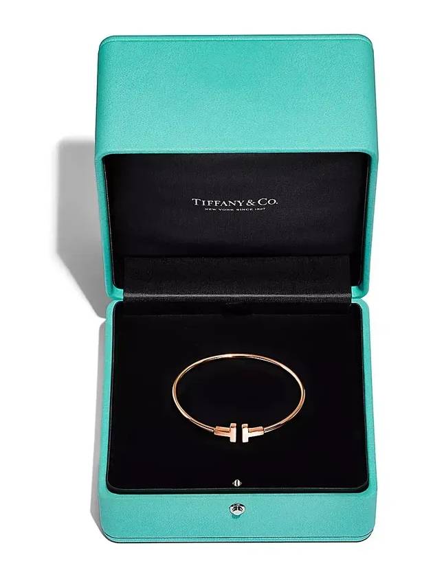 Tiffany T wire bracelet rose gold 33263465 33419759 - TIFFANY & CO. - BALAAN 5