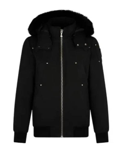 Originals Shearling Ballistic Bomber Jacket Black - MOOSE KNUCKLES - BALAAN 2