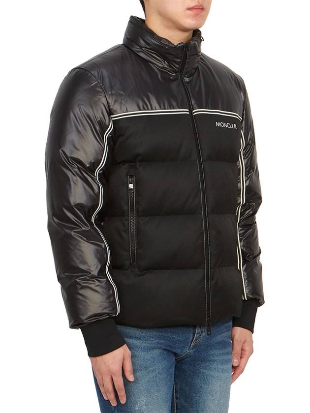 High Neck Goose Down Zip-Up Jacket Black - MONCLER - BALAAN 5