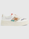 GG Embroider Low Top Sneakers White - GUCCI - BALAAN 2