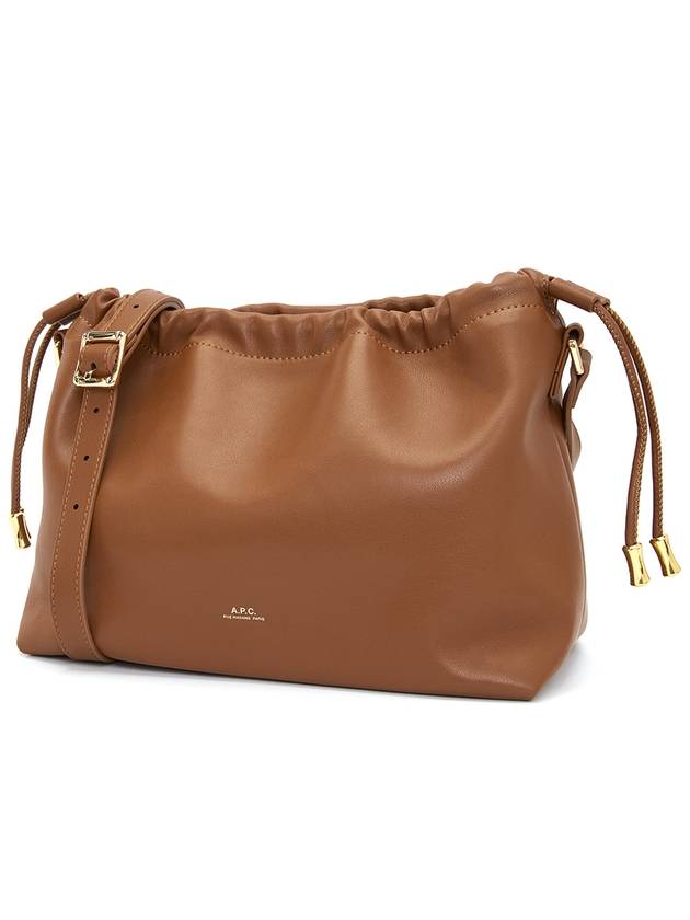 Ninon Drawstring Cross Bag Brown - A.P.C. - BALAAN 3