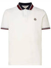 logo patch polo t shirt 8A000 18 89A16 034 - MONCLER - BALAAN 1