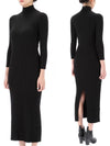 fit long dress black - BALENCIAGA - BALAAN.