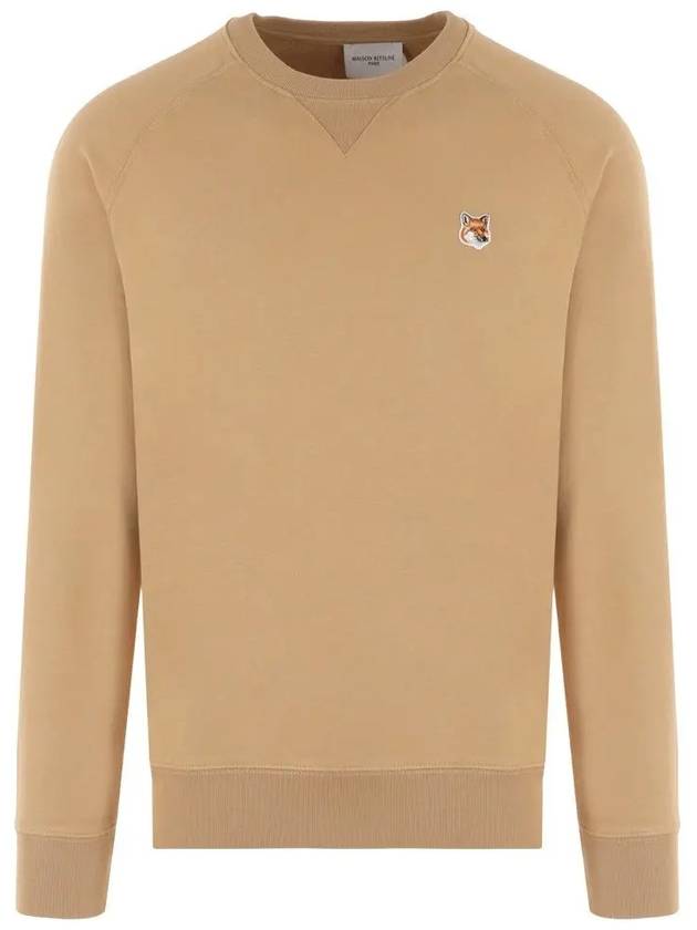 Fox Head Patch Classic Sweatshirt Beige - MAISON KITSUNE - BALAAN 2