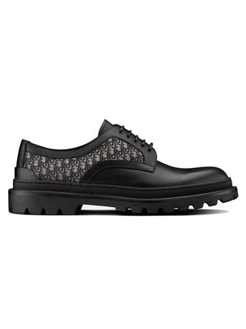 Explorer Oblique Jacquard Derby Black - DIOR - BALAAN.