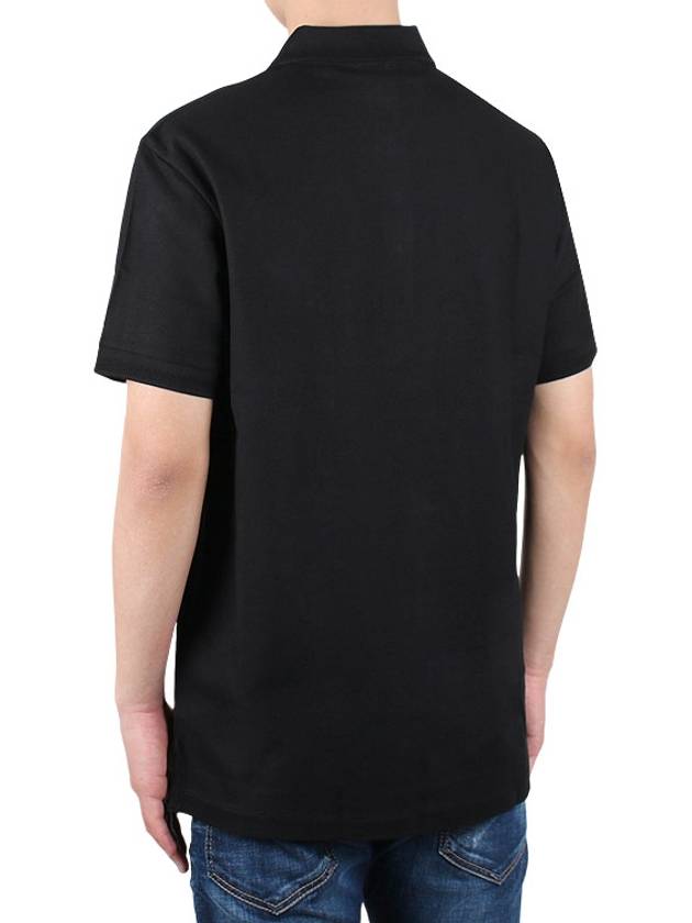 Men's Goldman Short Sleeve PK Shirt Black - BURBERRY - 5