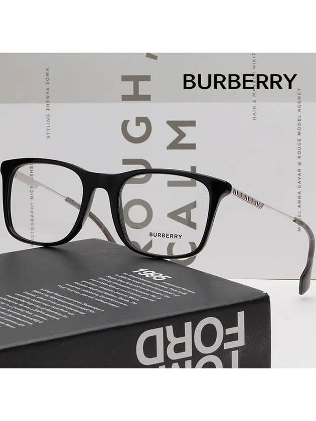 Eyewear Square Eyeglasses Black - BURBERRY - BALAAN 3