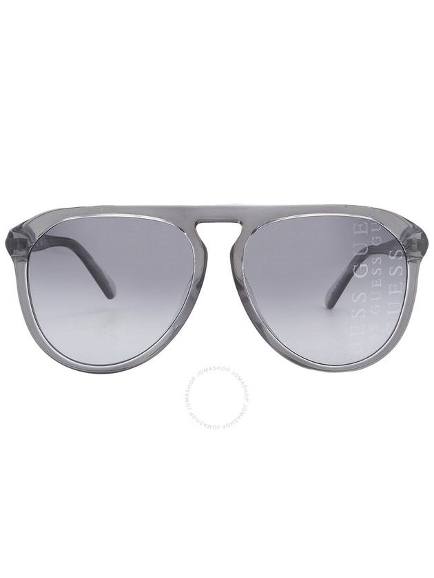 Guess Gradient Smoke Browline Men's Sunglasses GU00058 20B 59 - GUESS - BALAAN 1