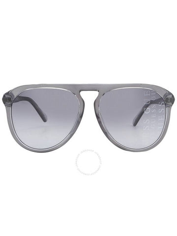 Guess Gradient Smoke Browline Men's Sunglasses GU00058 20B 59 - GUESS - BALAAN 1