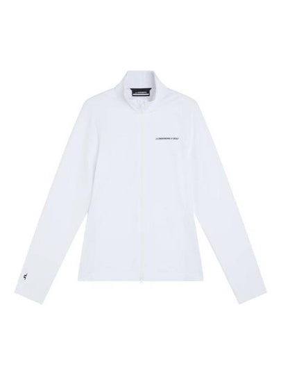 Melker Mid Layer Zip-Up Jacket White - J.LINDEBERG - BALAAN 2