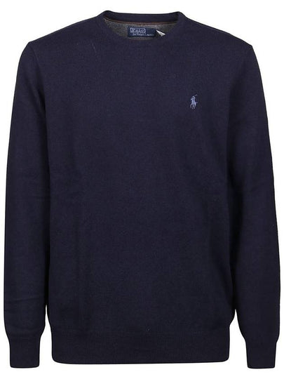 Logo Basic Pullover Knit Top Navy - POLO RALPH LAUREN - BALAAN 2