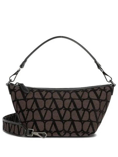 Iconographe Cotton Shoulder Bag Brown - VALENTINO - BALAAN 2