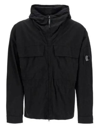 Taylon-P Zip Up Hoodie Black - CP COMPANY - BALAAN 2