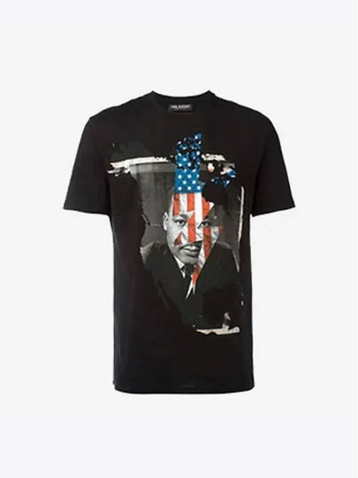 Martin Luther King Men's Short Sleeve T-Shirt PBJT217D - NEIL BARRETT - BALAAN 2