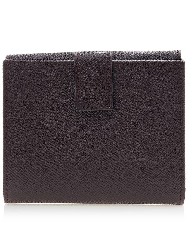 Women's Gancini French Bicycle Wallet 22 C877 GANACHE BROWN 0758590 - SALVATORE FERRAGAMO - BALAAN 3