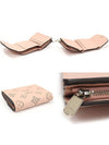 M67499 Magnolia Pink Mahina Leather Iris XS Wallet Half - LOUIS VUITTON - BALAAN 5