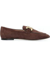 Women's Kate Suede Loafers Brown - TOD'S - BALAAN 2