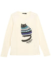 Siamese Long Sleeve T-Shirt Ivory - MAX MARA - BALAAN 2