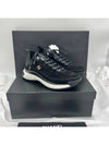 Mixed fiber women s sneakers black gold G45331 - CHANEL - BALAAN 1