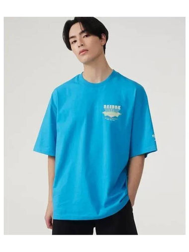 Rising slogan t shirt blue - REEBOK - BALAAN 1