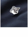 Grey Fox Head Patch Classic Sweatshirt Navy - MAISON KITSUNE - BALAAN 5