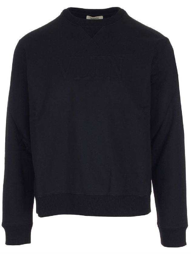 VLTN Sweatshirt Black - VALENTINO - BALAAN 1