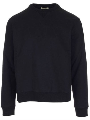 VLTN Sweatshirt Black - VALENTINO - BALAAN 1