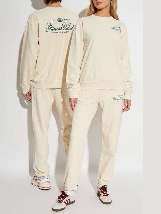 Sporty & Rich Sweatshirt From The Fitness World Collection, Unisex, Cream - SPORTY & RICH - BALAAN 2