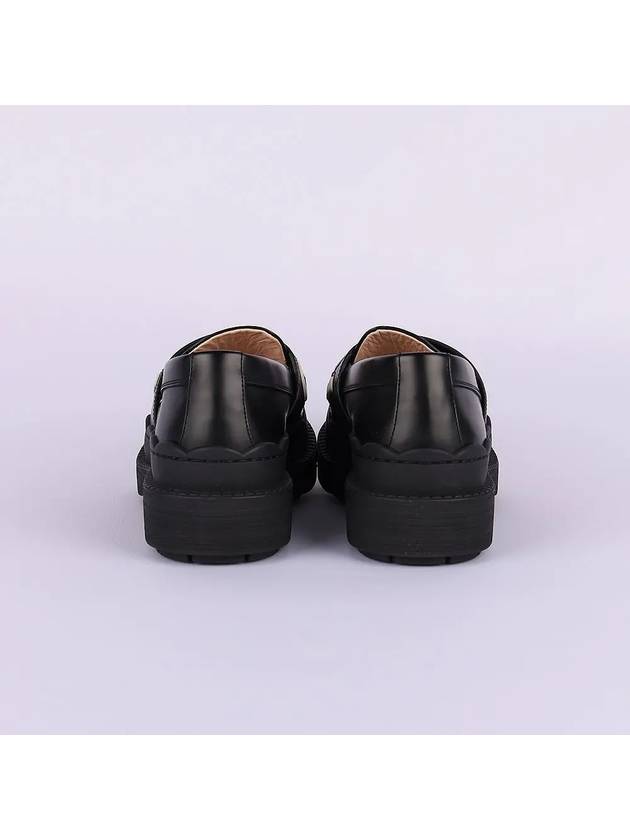 Leather Loafers Black - GUCCI - BALAAN 6