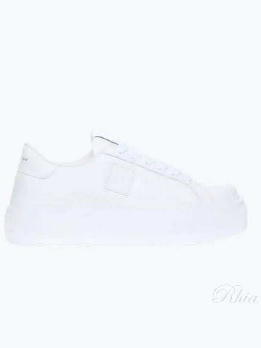 City Platform Leather Low Top Sneakers White - GIVENCHY - BALAAN 2