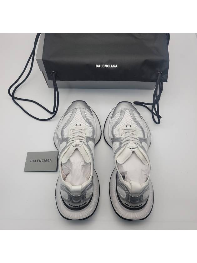 Circuit Low Top Sneakers White Silver - BALENCIAGA - BALAAN 3