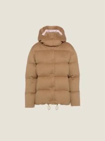 Outerwear 11GM CAMELHAIR DOWN JACKET ML857 1227912 - MIU MIU - BALAAN 1