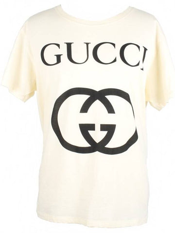 Interlocking logo short sleeve S - GUCCI - BALAAN 1