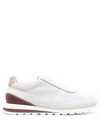 Suede Sneakers White - BRUNELLO CUCINELLI - BALAAN 1