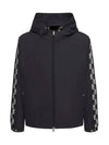 MOYSE logo hooded zip-up black - MONCLER - BALAAN 2