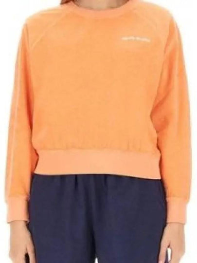 NY Tennis Club Terry Cotton Sweatshirt Orange - SPORTY & RICH - BALAAN 2