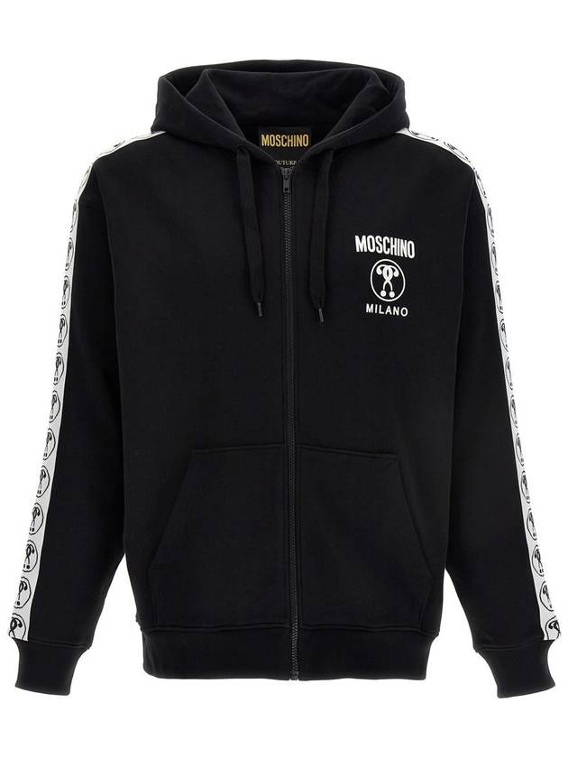 FW 23 24 Sweatshirt con cappuccio Double Question Mark A172470281555 - MOSCHINO - BALAAN 2