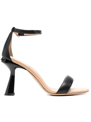 Karen Leather Sandal Heels Black - GIVENCHY - BALAAN 1