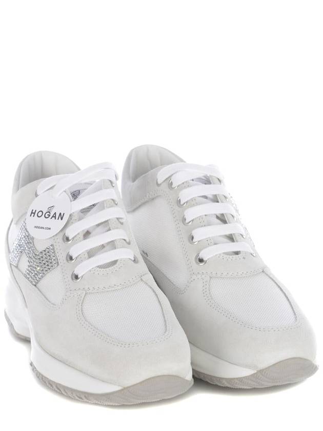 interactive low top sneakers gray silver - HOGAN - BALAAN 3